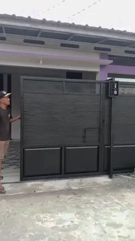 #pintubesi#pagarminimalismodern#pagersliding#gerbangminimalis#pagar 