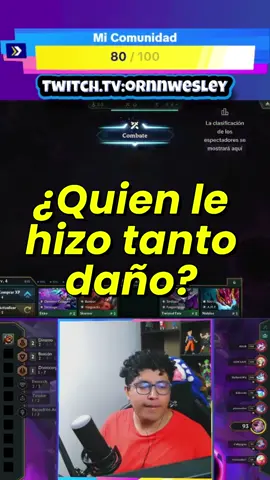 ¿Quien le hizo tanto daño? 😱 💜¡SIGUEME en TWITCH! ¡MI PLATAFORMA PRINCIPAL de DIRECTOS! twitch.tv/ornnwesley, Stream todos los días en la noche #fyp #tftedit #indie #indiegames #soloq #videogame #latortura #Shakira #Alejandrosanz #surviverpg #streaming #Live #tiktoklive