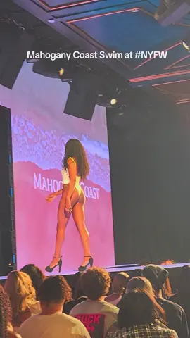 #NewYorkFashionWeek Mahogany Coast Swim show