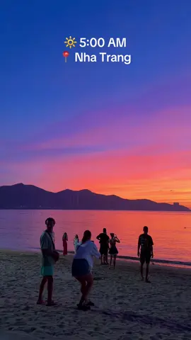 Bình minh sáng nay ở Nha Trang #nhatrang #binhminh 