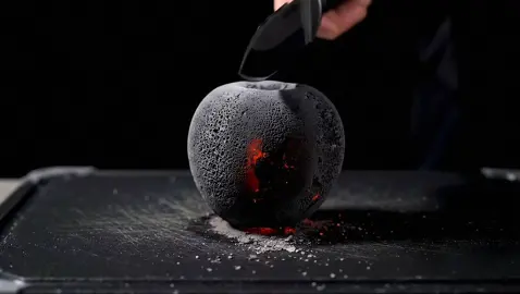 Lovely Apple Cutting ASMR #aiasmr #asmr #cutting #notalkingasmr #satisfying #oddlysatisfying #relax #glass #gold #lava 