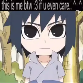 yo 100% real no fake #sasukeuchiha #minisasuke #narutosd 