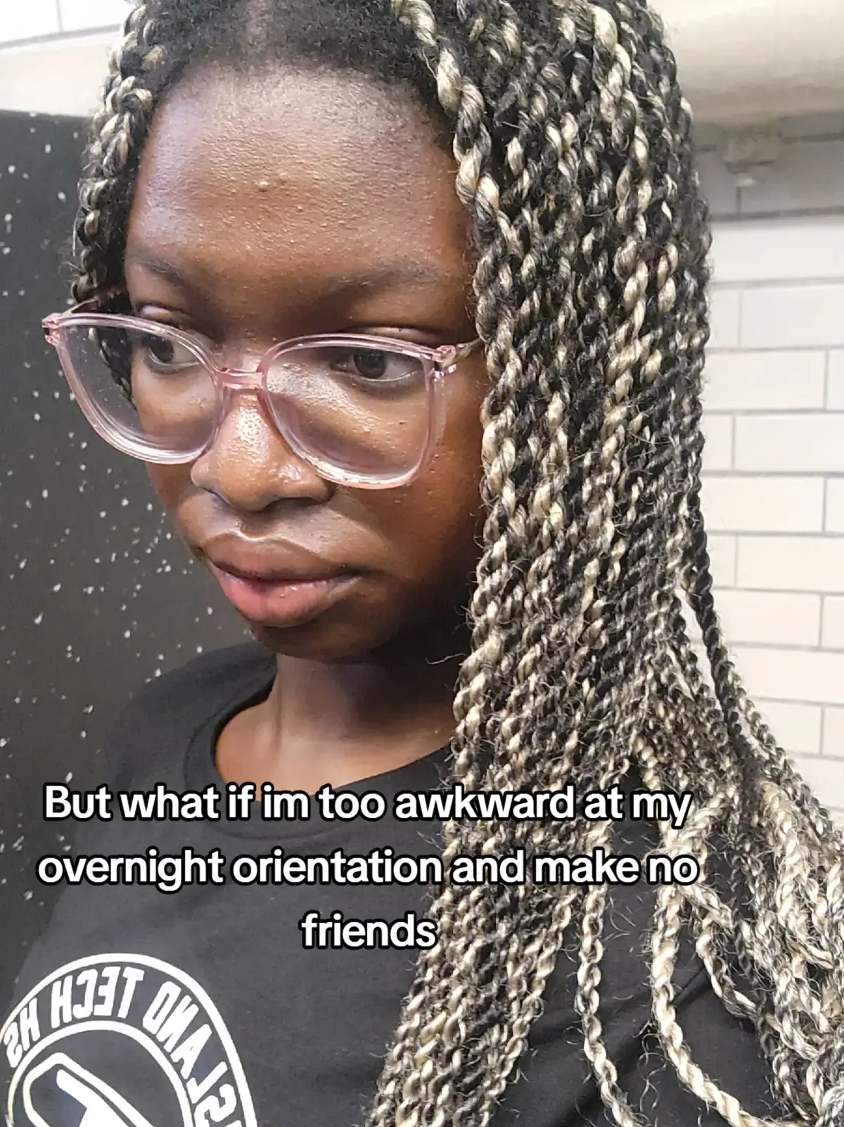 Its less than a month away and I fear my socializing skills in high school was greatly limited.  Here's hoping to being the funny friend that everyone loves #collegeorientation #college #nyc #freshmanyear #relatable #viralvideo #bts 
