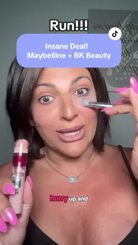 🚨This is NOT a drill!! You’re getting the viral Maybelline Age Rewind Concealer AND the BK Beauty concealer brush for just $10.99 😱 If you’re over 40 and still struggling with under-eye creasing — this combo is a game changer 👏 🎯 Get it RIGHT NOW in my TikTok Shop before it sells out! @Maybelline NY  @BK Beauty Brushes  #TikTokShopFinds #MakeupDeals #Over40Makeup #Concealer  #MaybellineAgeRewind #BKBeautyBrush #HotOver40 #MatureSkinMakeup #UndereyeFix #TikTokMadeMeBuyIt #MakeupOver40 #TikTokBeauty 