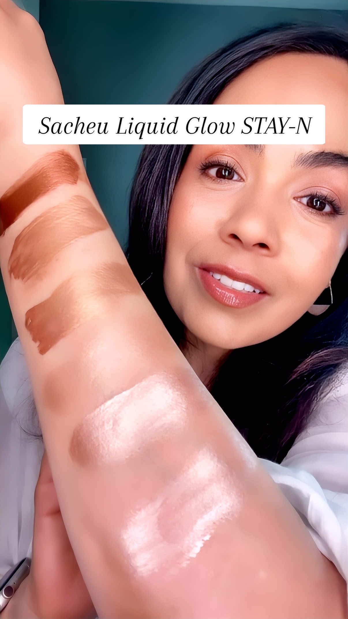 Glow All Day ✨@SACHEU Beauty US  #longwearingmakeup #over40makeup #over50makeup #sacheubeauty #highlighter #bronzer #creatoricons #liquidglowstayn 
