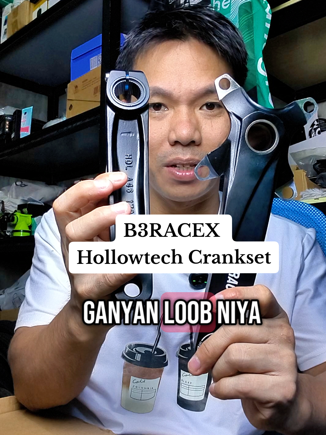 Bagong Crankset B3RACEX #b3racex #b3racexcrankset #hollowtechcrankset 