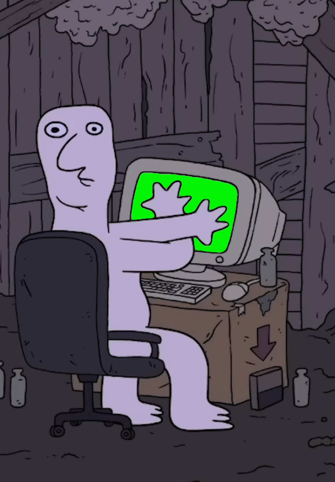 Wall Guy – Smiling Friends | Green Screen #meme #memecut #smilingfriends #adultswim #template #capcut #videoideas #fyp 