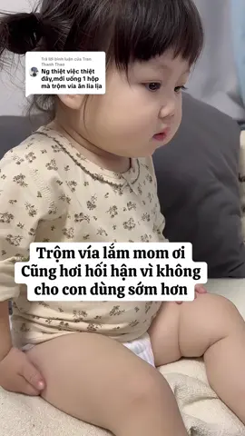 Trả lời @Tran Thanh Thao Ngày 2 ống trước ăn là thấy hiệu quả ngay mom nhở #biengan #kemhapthu #embe 