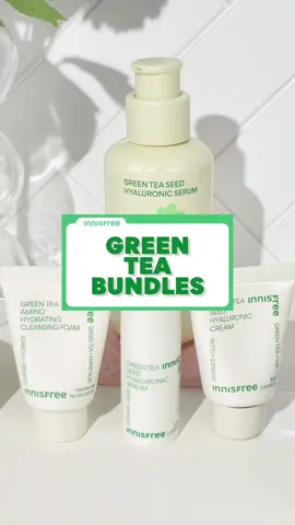 Wahh beli green tea serum & cream dapet MINI PRODUCTS?!🤩 Yuk langsung checkout di keranjang kuning~ #INNISFREE #INNISFREEindonesia 