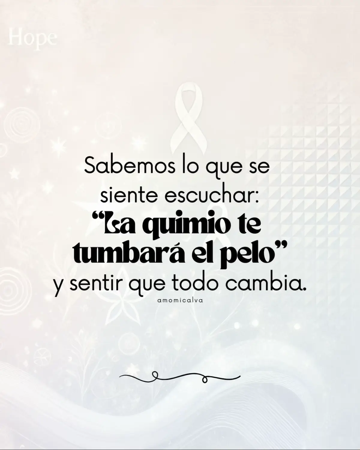 Sabemos lo que se siente ❤️‍🩹🩷 #cancer #quimioterapia #radioterapia #cancerfighter #cancersucks 