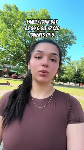 They had sooo much fun !! We still have 2 weeks before Zyaire can swim so hopefully it goes by quick so we can officially start our summmmerrrr 🥳🥳🩷 #sahm #momof5 #parkday #MomsofTikTok #fyppppppppppppppppppppppp #park #momtok 