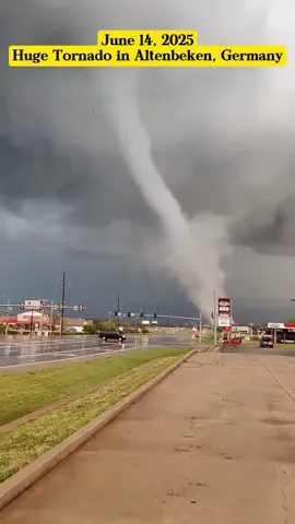 June 14, 2025 - Huge Tornado in Altenbeken, Germany #tornado #storm #rain #wind #disaster #severeweather #weather #news #huge #altenbeken #deutschland #germany #foryou #viral 