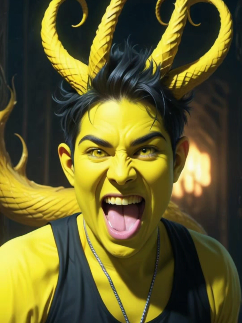 I'm a scary looking Grotesque Drmon #demon #grotesque 