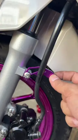 ยึดสายเบรคCNCอลูมิเนียม #อะไหล่แต่งlead #ที่ยึดสายเบรคแต่ง 