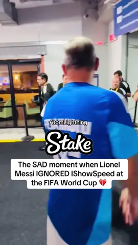 The SAD moment when Lionel Messi IGNORED IShowSpeed at the FIFA World Cup 💔 #ishowspeed #speed #ishowspeedclips #lionelmessi #messi #football @IShowSpeed 