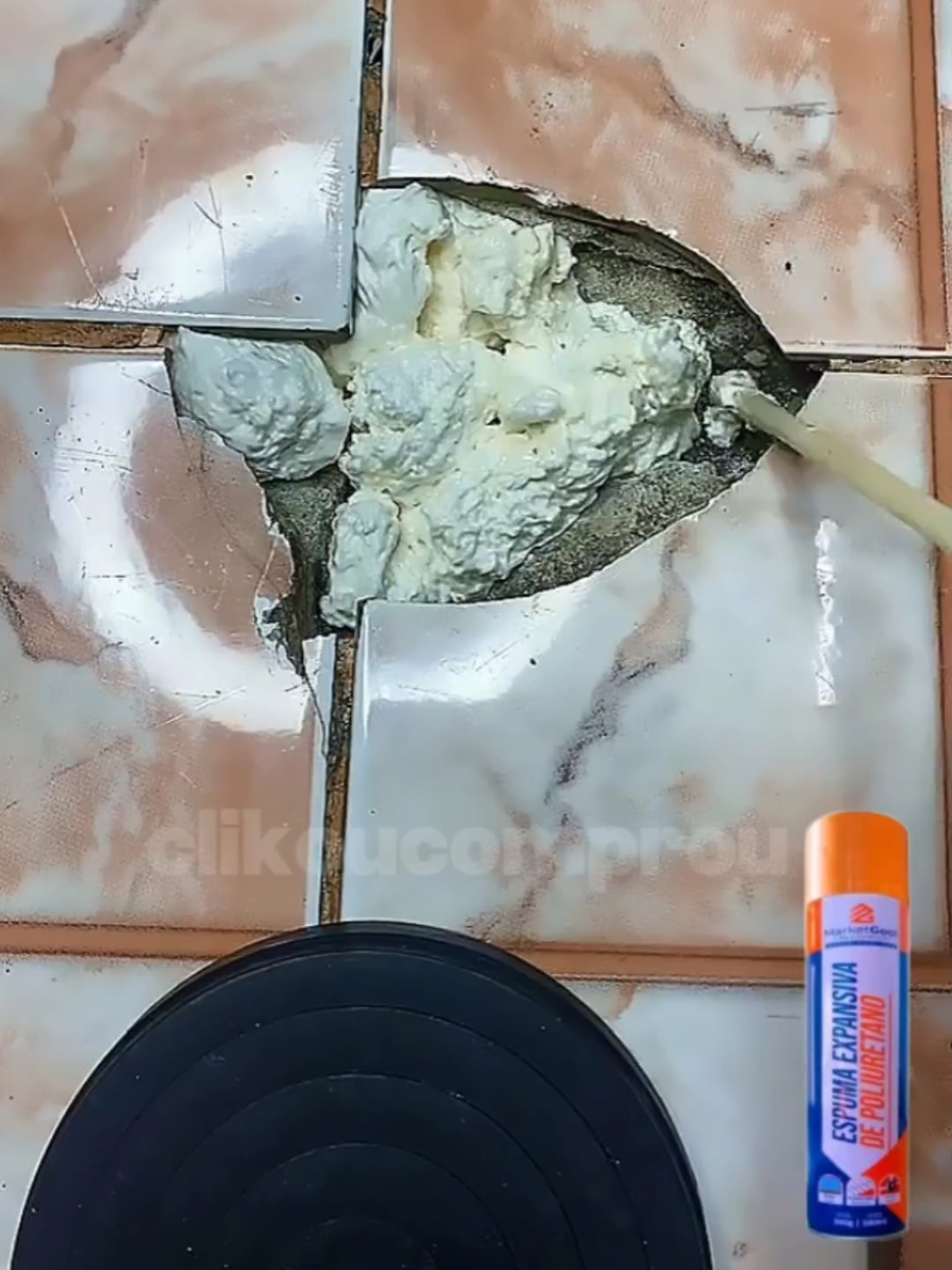 Espuma expansiva para reparos em geral! 
