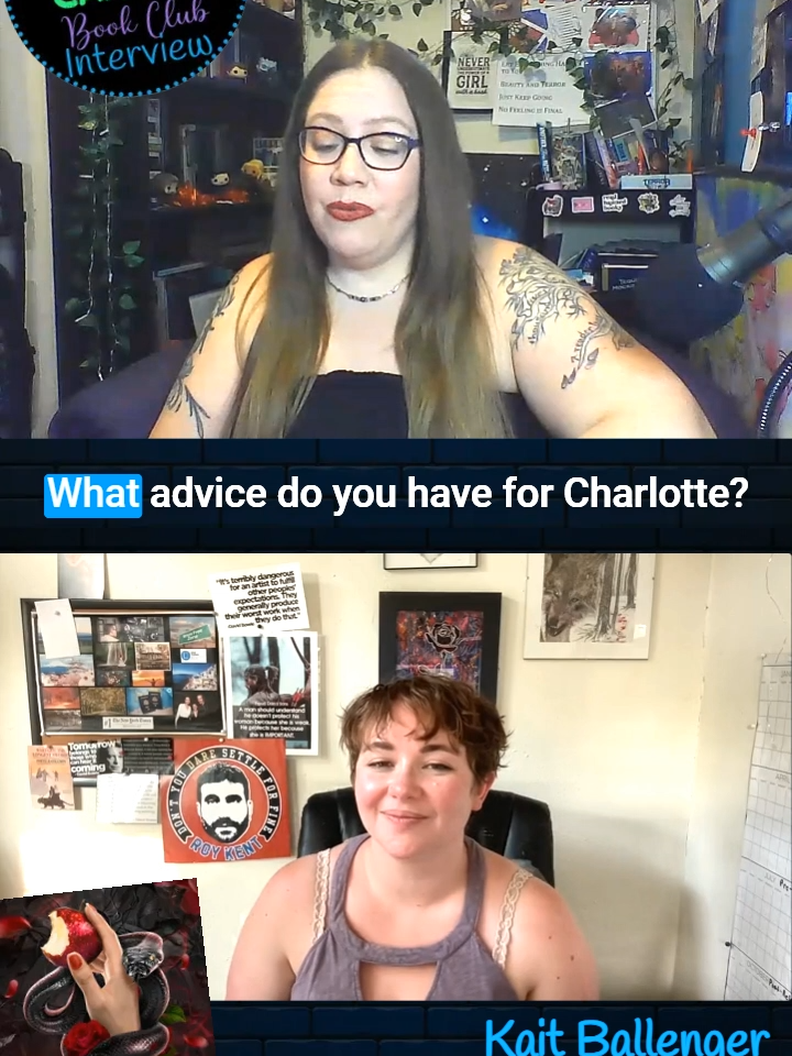 Kait Ballenger shares advice for her main characters in Original Sinner. Full interview on episode 91 of the Cantina Book Club Podcast!  #BookTok #books #readersoftiktok #podcastepisode #podcastclips #podcastersoftiktok #authorinterview #podcastinterview #podcast #darkromance #darkromancereads