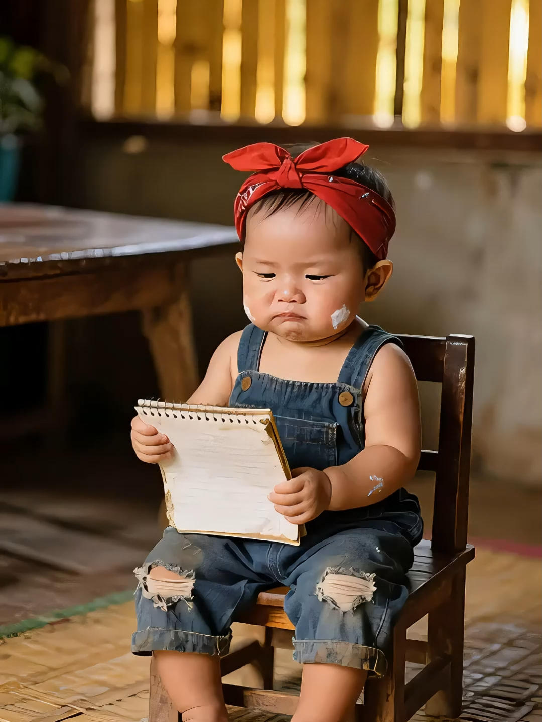 อย่าดุหนู..หนูตกใจ..!!#fannytiktok #cute #fyp #aigenerated #viraltiktok #baby