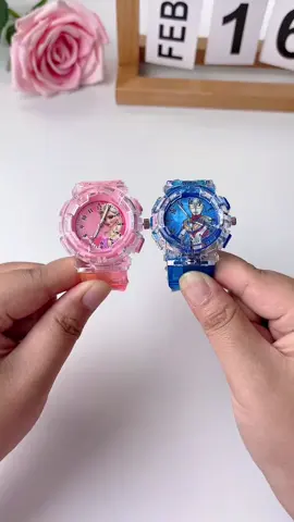 Silicone Watch Elsa Anna Sophia Princess Luminous LED Children Watch Birthday Gift For Children Fashion Disney Anime Frozen. 