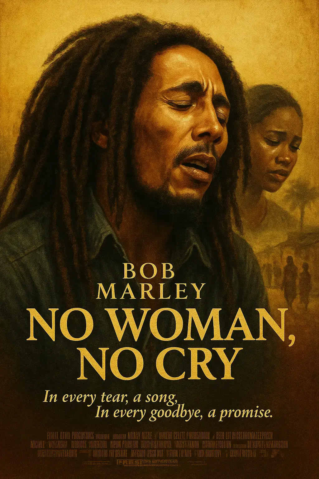 Through the tears of the ghetto, he sang hope into the night. One man's voice became every woman's strength. No woman, no cry... not because pain doesn’t exist, but because love never leaves.  A story of resilience, memory, and the healing power of song. #NoWomanNoCry #BobMarleyFilm #CinematicSoul #FromTrenchtownWithLove #MarleyLegacy #OneLove #HeartOfJamaica #ReggaeCinema #TearsTurnToStrength #TikTokMovies #fypシ゚ #fyppppppppppppppppppppppp #fyp 
