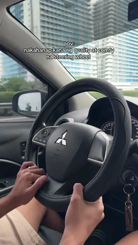 pov: nakahanap kana ng quality at affordable na steering wheel 👌🏻 #steeringwheelcover #carsoftiktok #steeringwheel #caraccessories #cartok #caressentials #mirage #g4 #mitsubishi #fyp 