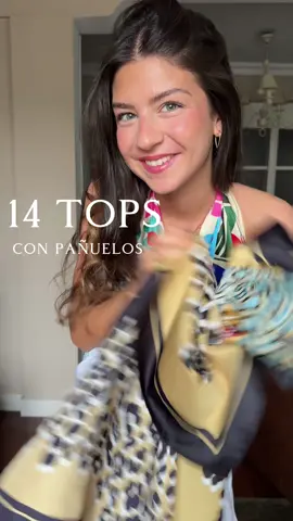 Vamos a hacer 14 tops con unos pañuelos!!! Espero haberme explicado bien porque ayer me pasé un buen rato enredada en pañuelos 😂 #Top #Pañuelo #scarftop #fashionhacks #summerhacks #scarftutorial #parati 