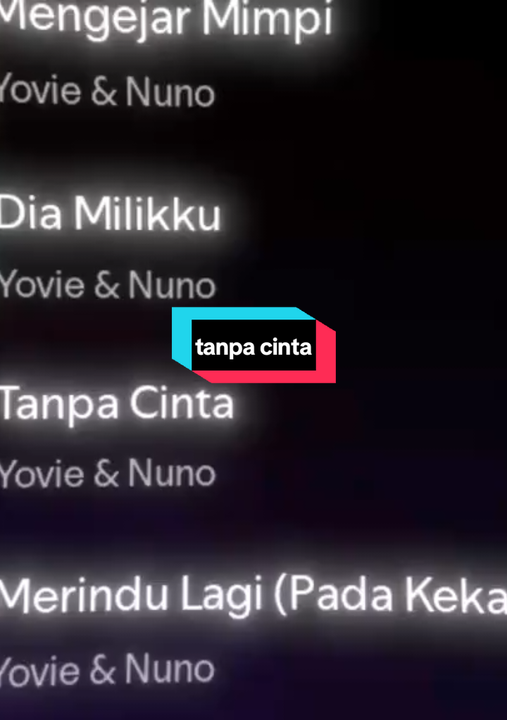 tanpa cinta🎧🎶 #fyp #4you #4upage #xzycba #spotify #spotifyplaylist #music #lyrics #liriklagu #tanpacinta #yovieandnuno #laguindonesia #lagu #galaubrutal🥀 