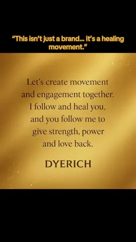 I follow and heal you, You follow and give me strength, power, and love. Let’s grow together — because this is more than just haircare. It’s connection. It’s confidence. It’s DyeRich. 💛 #DyeRichMovement #HealingEnergy #ViralInUK #FollowForHealing #LuxuryWithPurpose #TikTokBeautyUK #GreyHairFix #HerbalHairDye #EmpoweredTogether #UnisexHaircare