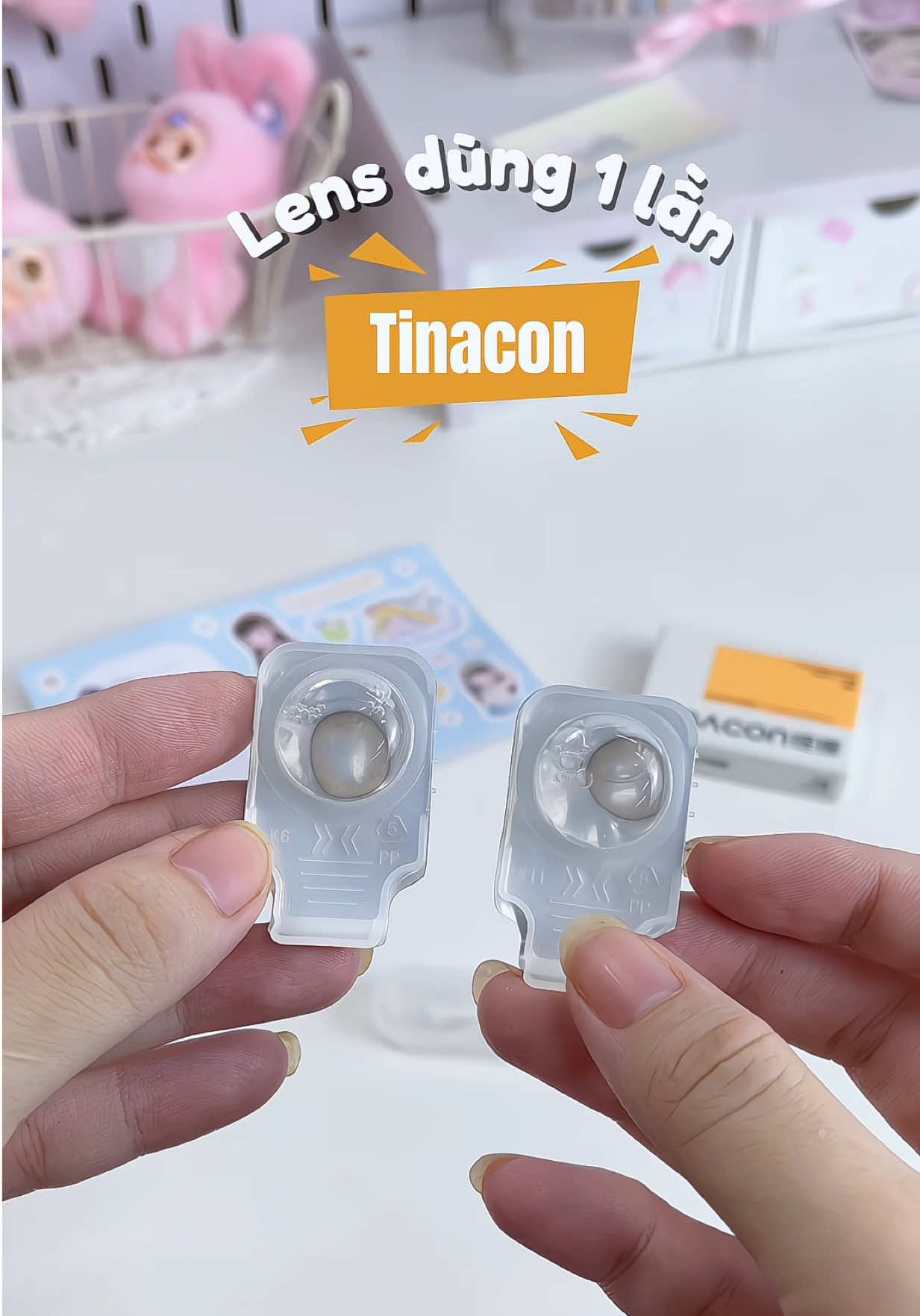 tui toàn dùng lens ngày 1 lần thui #review #unbox #tinacon #lens1ngay  #lensdung1ngay 