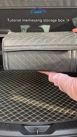 Cara memasang storage box ✨ mobil yang super mudah & anti ribet ❗️ Step by step-nya gampang banget, dan hasilnya bikin mobil keliatan makin clean dan lega Ini solusi biar barang nggak berserakan di bagasi 🚘 Order sekarang yaa  storage box nya ada di kerkun sebelah kiri 🛍️ #iconniemats #storagebox #karpetpremium #karpetviral #karpetmobil #interior #aksesorismobil #fyp #fypシ 