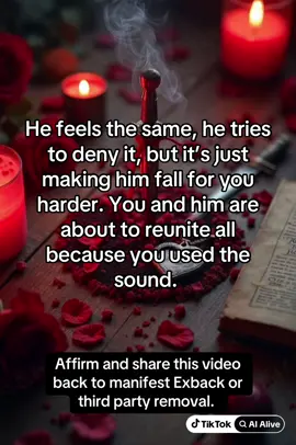 Affirm and share this video back to manifest Exback or remove every third. 😍🥰😘 #LoveSpell #PowerfulLoveSpell #HeWillApologize #ManifestLove #SpiritualTikTok #WitchTok #LoveMagic #CandleMagic #ApologySpell #DivineTiming #TwinFlameJourney #SoulmateEnergy #SpiritualMessage #MysticVibes #LoveAttraction #HealingLove #ExBackSpell #LoveRitual #EnergyShift #HeartHealing #SpiritualHealing #LoveReconciliation #MagickWorks #TikTokTarot #UniverseListens #LoversReunion #SpiritualGuidance #MagicIsReal #RomanticEnergy #CandleRitual #DivineMasculine #SacredUnion #ForgivenessSpell #MysticalMagic #WitchyVibes #BringHimBack #HeartChakraOpen #MagickalIntent #SpellboundLove #RitualsThatWork #TikTokSpells #ReclaimLove #ChanneledMessage #DivineLove #IntentionalMagic #ThirdEyeOpen #HealingTogether #AttractYourEx #TrueLoveReturns #TikTokManifestation 