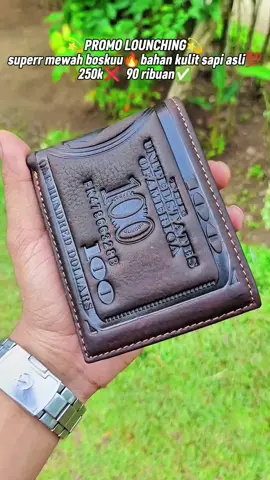 dompet kulit sapi asli satu lapis embos dollar💰💰#dompetpria #dompetkulitasli #dompetlipat 