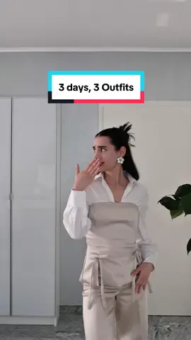3 days, 3 Outfits ✨ #grwm #OOTD #outfitcheck #getreadywithme #transition #CapCut 