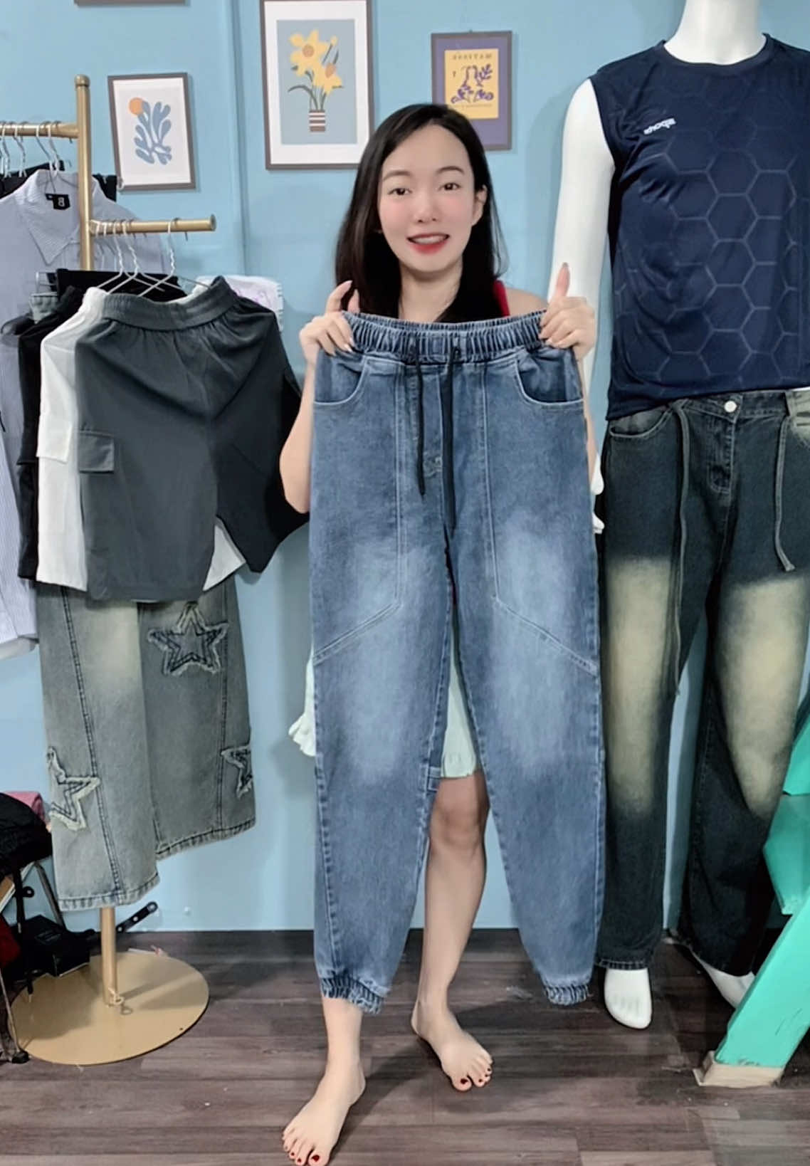 Quần jogger jean xịn GIÁ TẬN XƯỞNG🤧 #quan #xh #xuhuong #quannam #thoitrangnam #quanjean #quanjeannamdep #quanjeanongrong #quanjeannam #quanjogger #quanjoggernam 