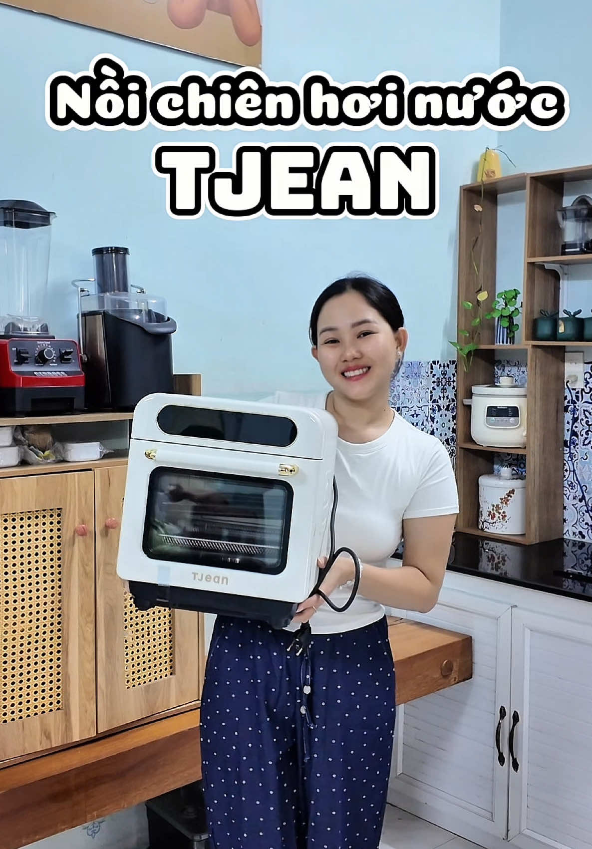 Sử dụng em nồi chiên hơi nước là ghiền liền các mom ơi . Tiện lợi - Nhanh chống - Healthy #TJean #noichienhoinuoc #noichienhoinuoctjean 