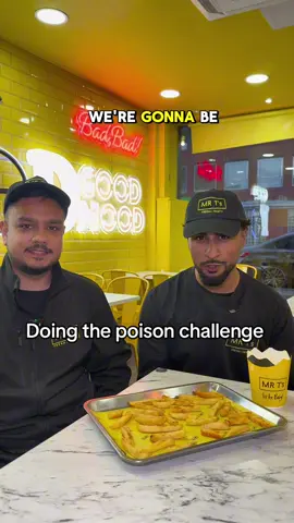 We did the poison challenge. No cheating, who do you think ate the poison first? #mrts #placestoeatinmanchester #manchesterfood #manchesterrestaurants #halalfood #poisonchallenge 