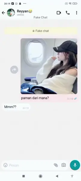 paman dari mana? #fakechat #foryou #fyppppppp 