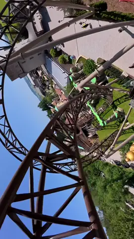 Outward banked hills? ☑️ Inverting station fly-through? ☑️ 🎢 Helios - Fantasiana 🏰 #helios #fantasiana #salzburg #austria #rollercoaster #pov #dji #mackrides #fyp #foryoupage #coastertok