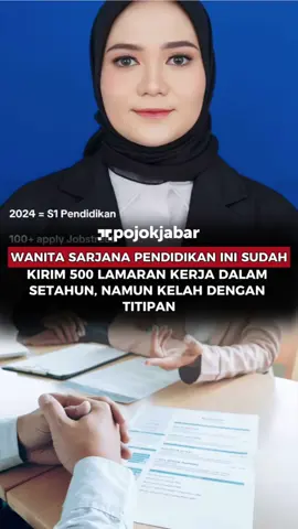 Viral Curhatan Wanita Sarjana Sudah Kirim 500 Lamaran Kerja Namun Kalah Dengan Jalur Dalam😱