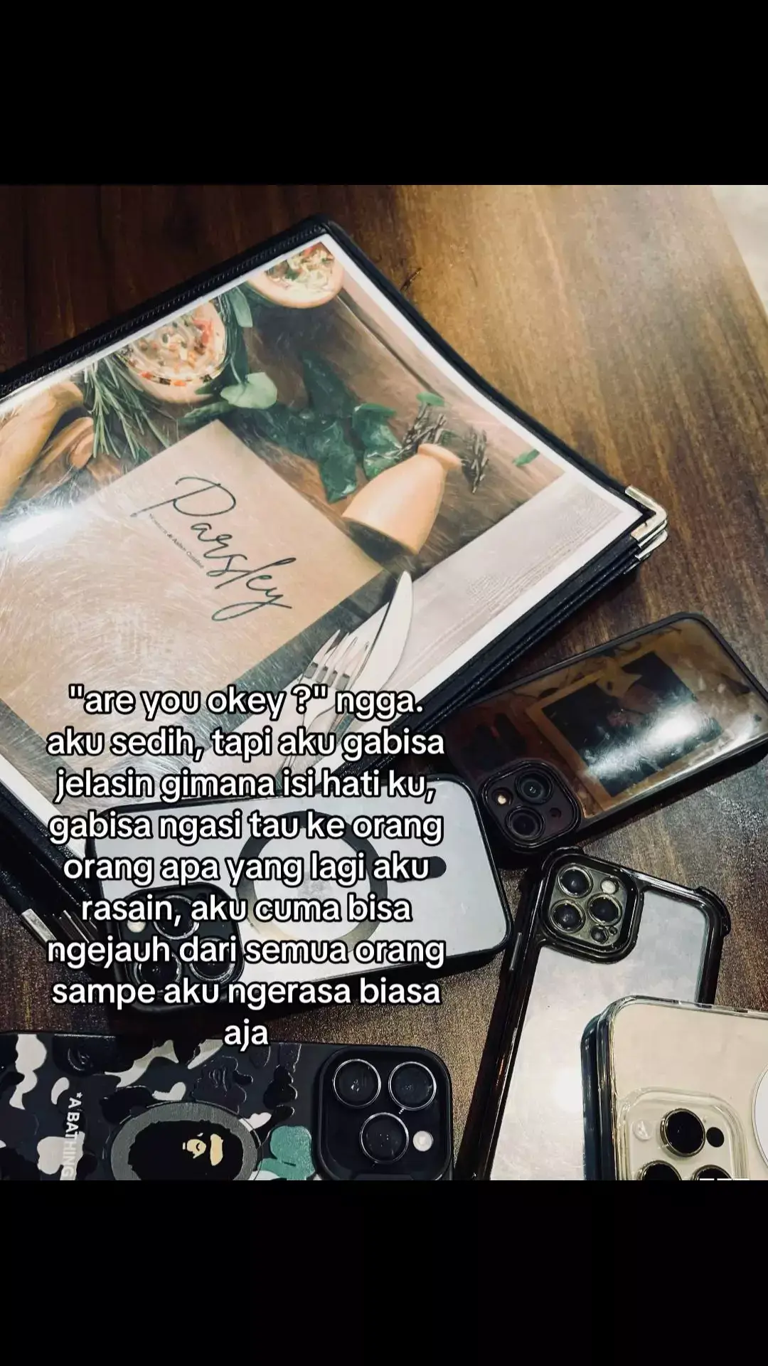 aku mencari kemna hilangnya ceria tawa itu sampai aku se'sedih ini