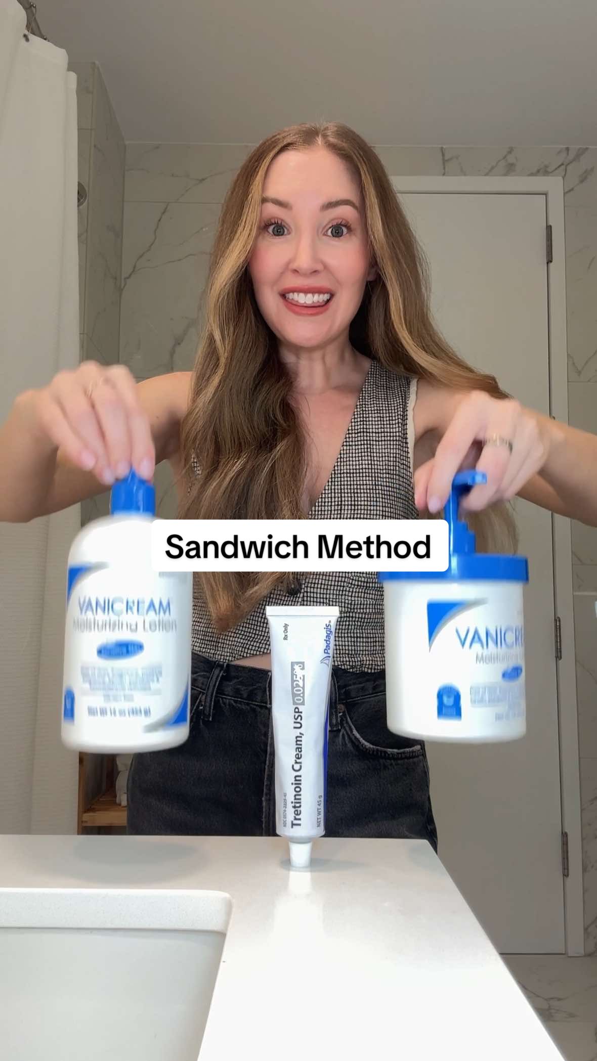 sandwich method for retinol ✨ #retinol #retinoid #sandwichmethod #skincare #skincaretips #healthyskin #SkinCare101 