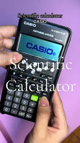 Scientific calculator with 417 function from Casio #casio #scientificcalculator #calculator #backtoschool #schoolsupplies #student #fyp 