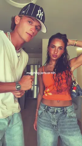jort together stay together #jorts #couple #Relationship #fashion #relatable #outfitcheck #aesthetic 