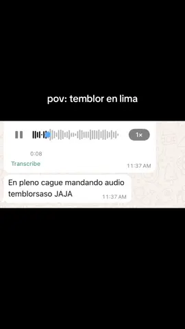 JAJAJKJAA COMO SE ESCUCHA EL TEMBLOR PTM @Flavio Galvez Quintana 