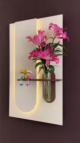 Tranh đèn led bình hoa