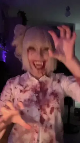 💉🩸🦇-New version of toga  !#fakeblood #fakebloodwarning #togacosplay #mhacosplay #bnhacosplay #togahimikocosplay #togahimikocosplay #cosplaytogahimiko #himikotogacosplay #cosplaymha #cosplay 