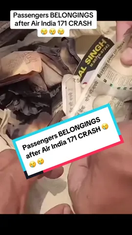 Passengers BELONGINGS after Air India 171 CRASH 😢 😢 😢  OMG 😨  LIFE IS UNPREDICTABLE  FINl DESTINATION IS AWAITING EVERYONE!  LIVE TODAY LIKE THERE IS NO TOMORROW ! #airindia#planecrash#rip#ahmedabad#fyp#crew#boeing#flight171#uk#flight#relatives#breakingnews#news#tragic#plane#doctor#nhs#india#indiatiktok#indiaplanecrash#tiktokviral#fyppp#trendingvideos#viralvideos#viralvideotiktok