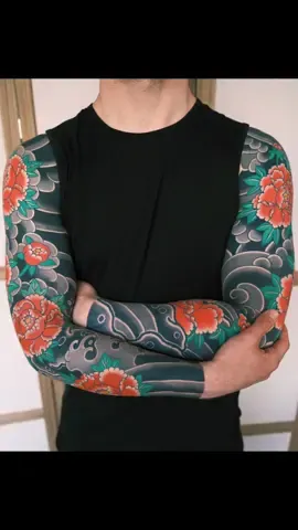 Healed photos of these two Japanese peony sleeves. The left one was a cover-up of three big tattoos. Much respect to my client for the trust and perseverance 🙏🏼 #irezumi #japanesetattoo #okinawatattoo #刺青 