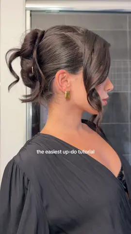 and it ONLY took 5 minutes… #updohairstyle 