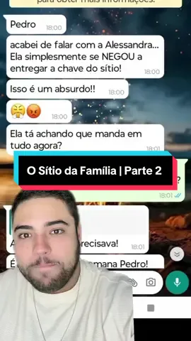 O Sítio da Família | Parte 2  #históriasdowhatsapp #conversasreais #laudabahia #historiareal #historiaviral #foryou #fy #viral2025 #contandohistórias #humorwhatsapp #históriasincríveis #storytime #históriadodia #whatsappstories #conversasdeseguidores #trendwhatsapp #criadorbrasileiro #narrativaviral